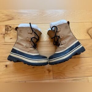 Sorel youth Caribou waterproof snow boot
